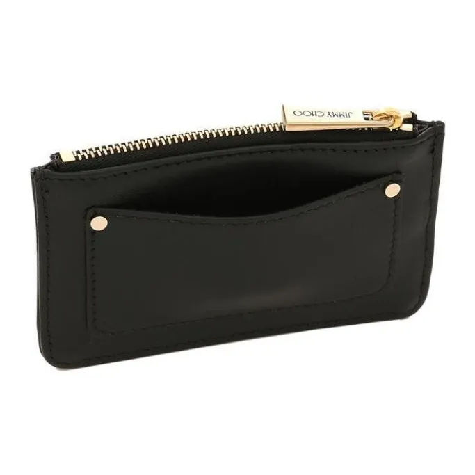 Jimmy Choo Leather Wallet Unisex Black-3