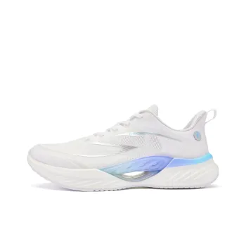 QIAODAN Flying Shadow Team2.0 Running Shoes Women's Low Top Jordan White Cirrus Blue