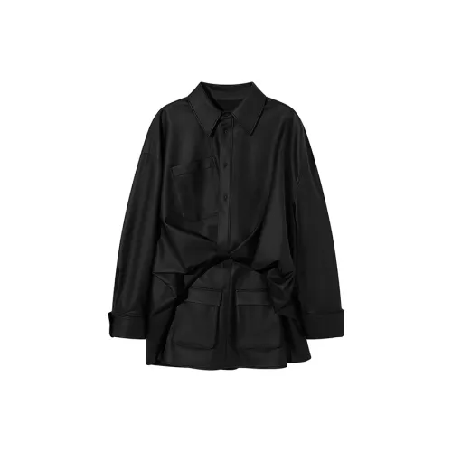 Ouyang Long-Sleeved Dresses Women's Black