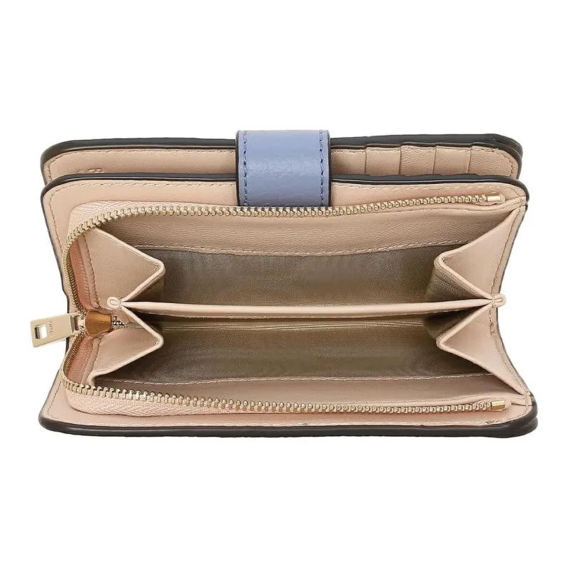 Furla Leather Wallet Women's Sky Blue-5