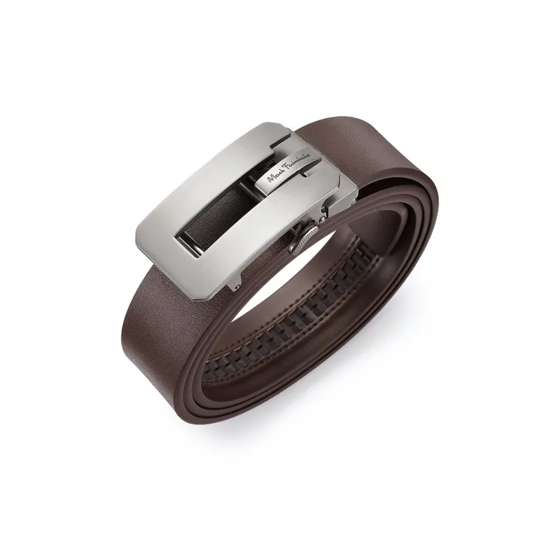 FAIRWHALE Cow Leather Belt Men's Width 3.5CM-4
