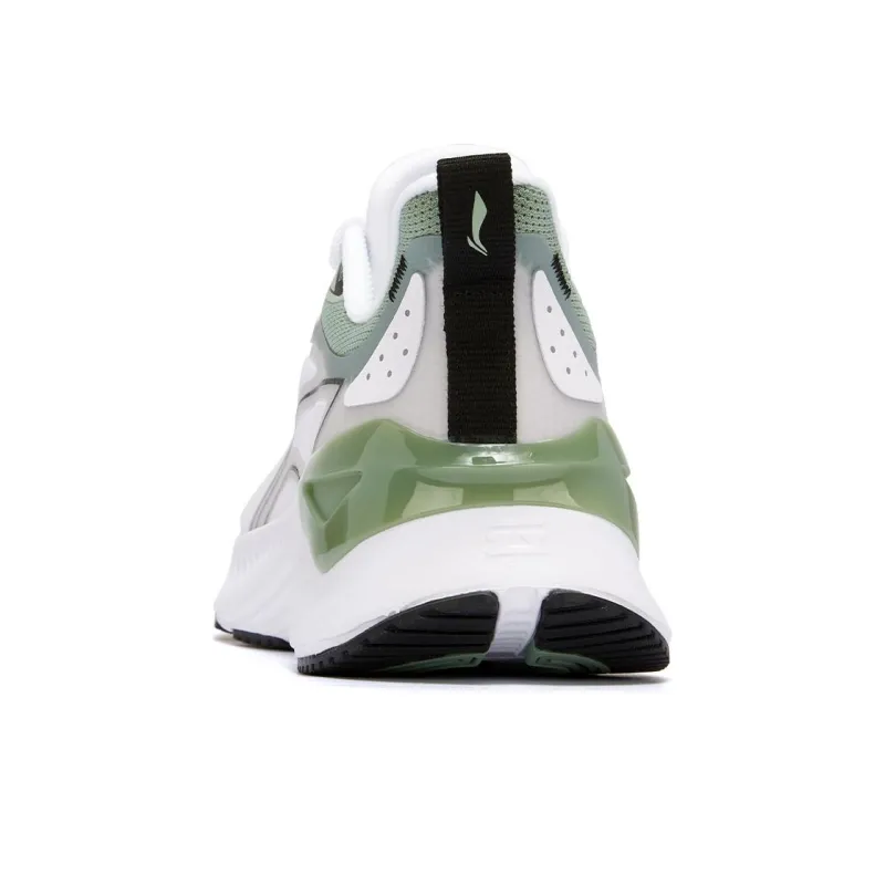 LiNing YueYing 3.0 Cushioned Wear Resistant Breathable Low Top Running Shoes Women's White Green-2