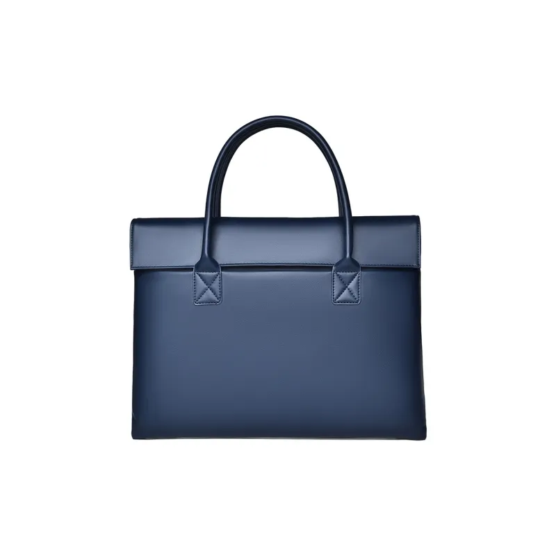 Techson Artificial Leather Tote Bag, Shopping Bag, Handbag Tubas Unisex Blue/Gray/Black/Pink-0