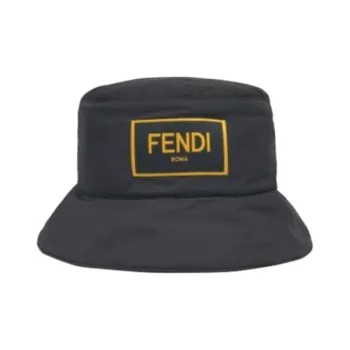 FENDI   Bucket Hats Unisex Black
