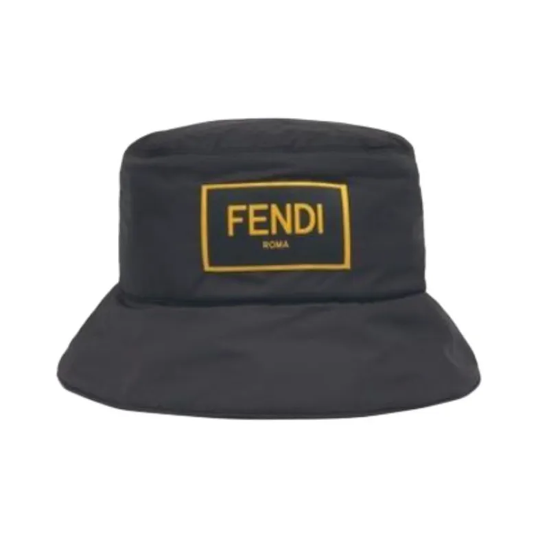 FENDI   Bucket Hats Unisex Black-0
