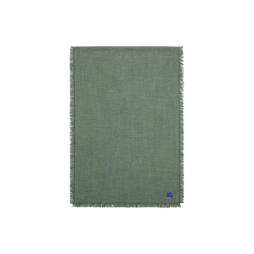 Burberry Logo-embroidered Houndstooth Scarf