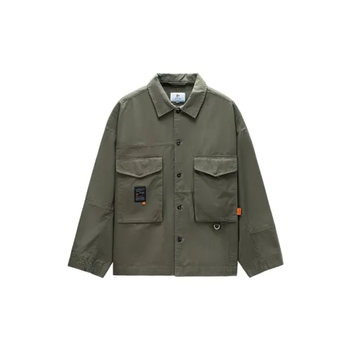 GOLDLION G+ Jackets Men Khaki Green