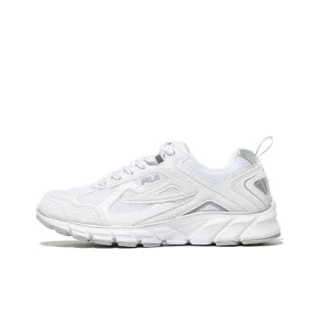 FILA Anti Slip Wear Resistant Low Top Running Shoes Unisex Ecru Korean Style