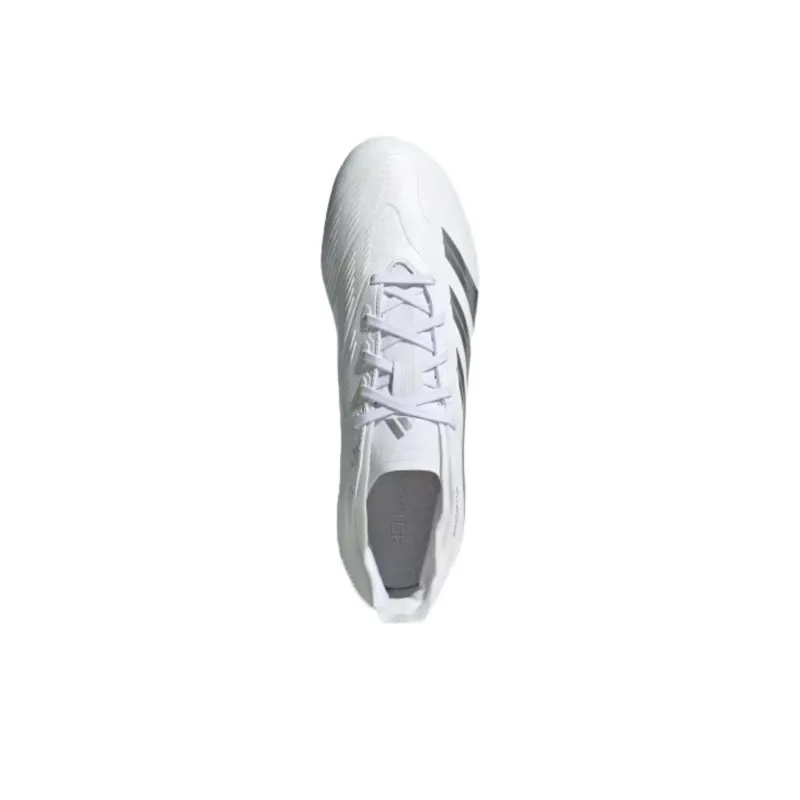 Adidas Predator 24 League Low Fg Cloud White Silver Metallic Grey-2