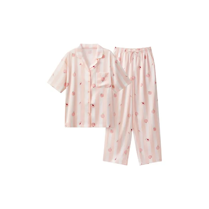 Bananain Pajama Set Unisex Multicolor-18