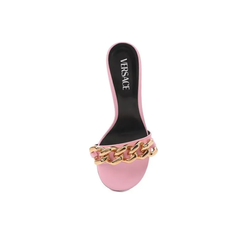 VERSACE Quiet Slide Slippers Women's Pink-3