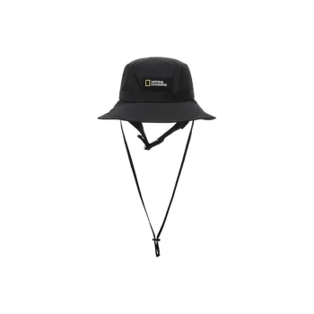 NATIONAL GEOGRAPHIC Nylon Polyester Bucket Hats Unisex Black