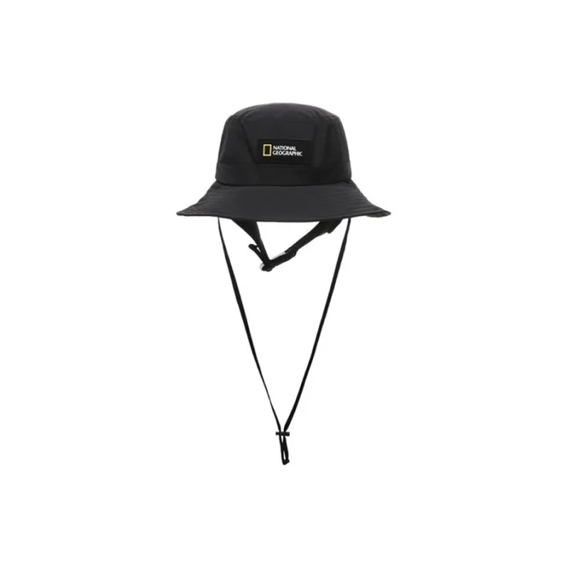 NATIONAL GEOGRAPHIC Nylon Polyester Bucket Hats Unisex Black-0