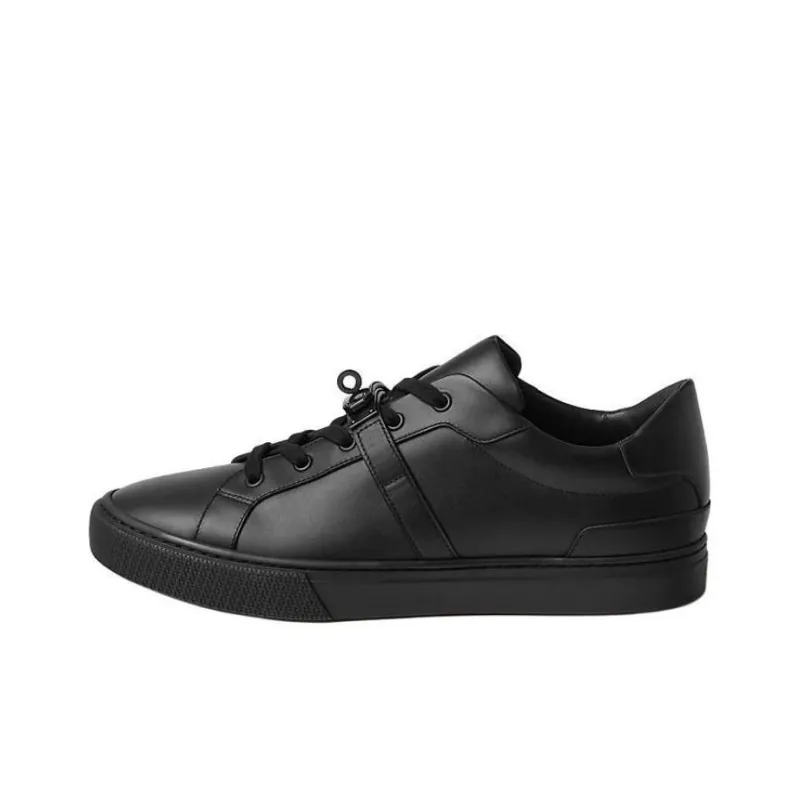 HERMES Day Low Top Skateboard Shoes Men's Black-0