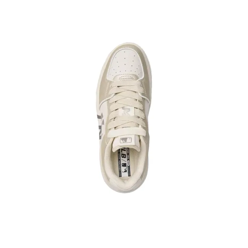 MLB Chunky Liner 24SS Los Angeles Dodgers Anti Slip Wear Resistant Low Top Skateboard Shoes Unisex Light Gold-2