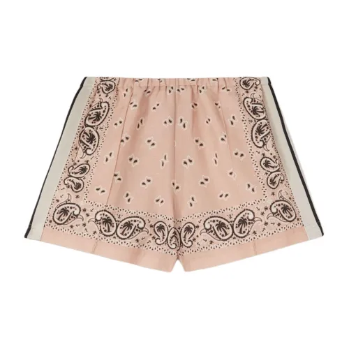 PALM ANGELS Paisley-print Track Shorts