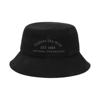 NATIONAL GEOGRAPHIC Cotton Bucket Hats Women's Black