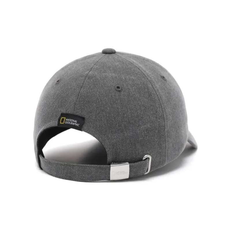 NATIONAL GEOGRAPHIC Cotton Baseball Caps Unisex Gray-3