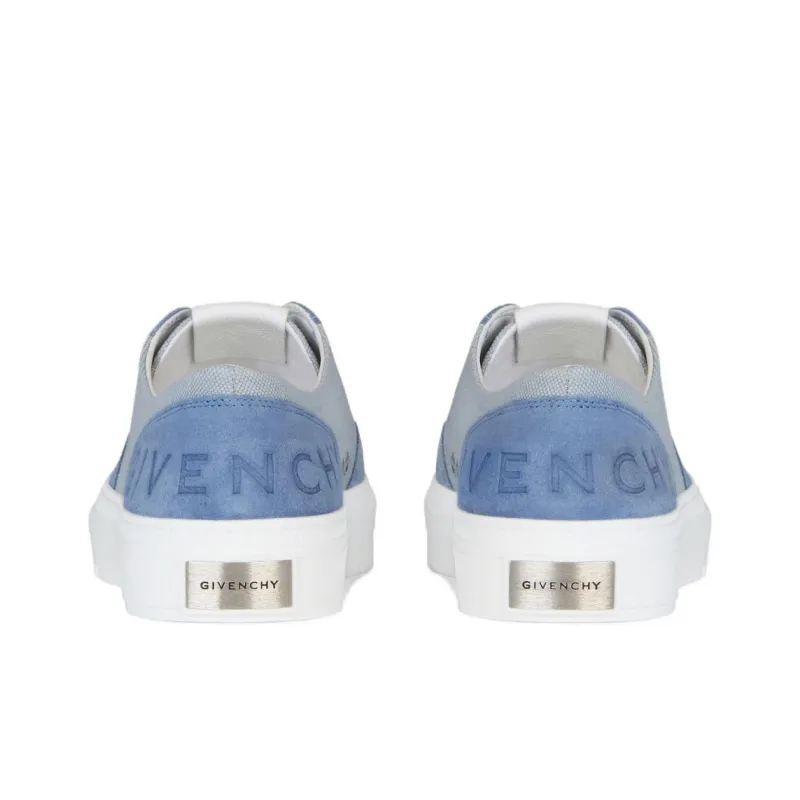 Givenchy Logo Low Top Skateboard Shoes Men's Blue-2
