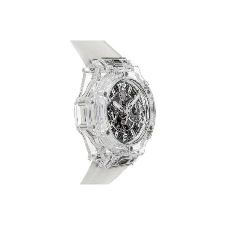 HUBLOT BIG BANG Collection Automatic Mechanical Movement Men's Watches Watch 42mm Cut Out Dial Rubber Strap-2
