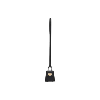FERRAGAMO GANCINI Calfskin Bag Charm Bag Accessory Women's Black