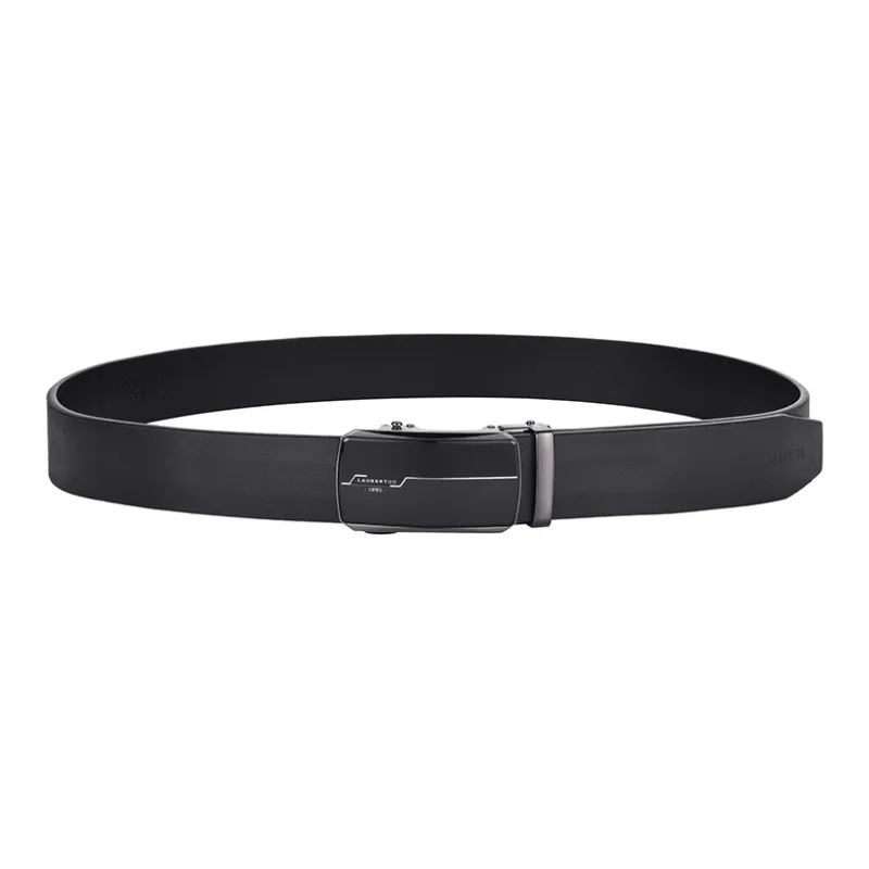 Old Man's Head Automatic Buckle Genuine Leather Business Leather Belts Men's Width  3.5cm-1