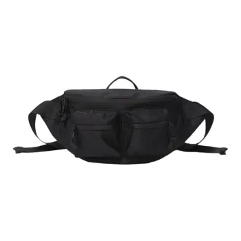 NIUMJ Oxford Fanny Pack Sling Bag Shoulder Bag Crossbody Bag Regular Unisex Black