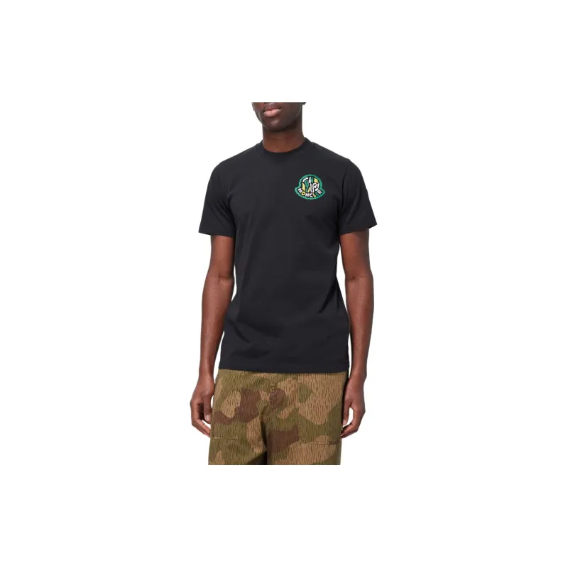 Moncler Logo Printed Crewneck T Shirt-3