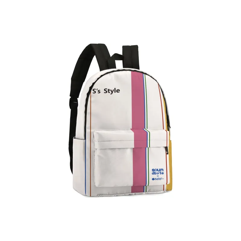 ONRF Polyester Backpack Unisex White-1
