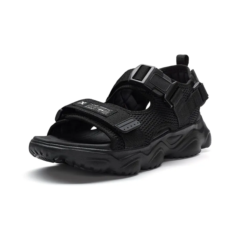 XTEP Beach Sandals Men Black-2