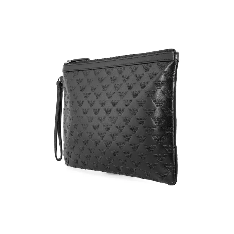 EMPORIO ARMANI Polyester Coin Purse Clutch Regular Men's Black-2