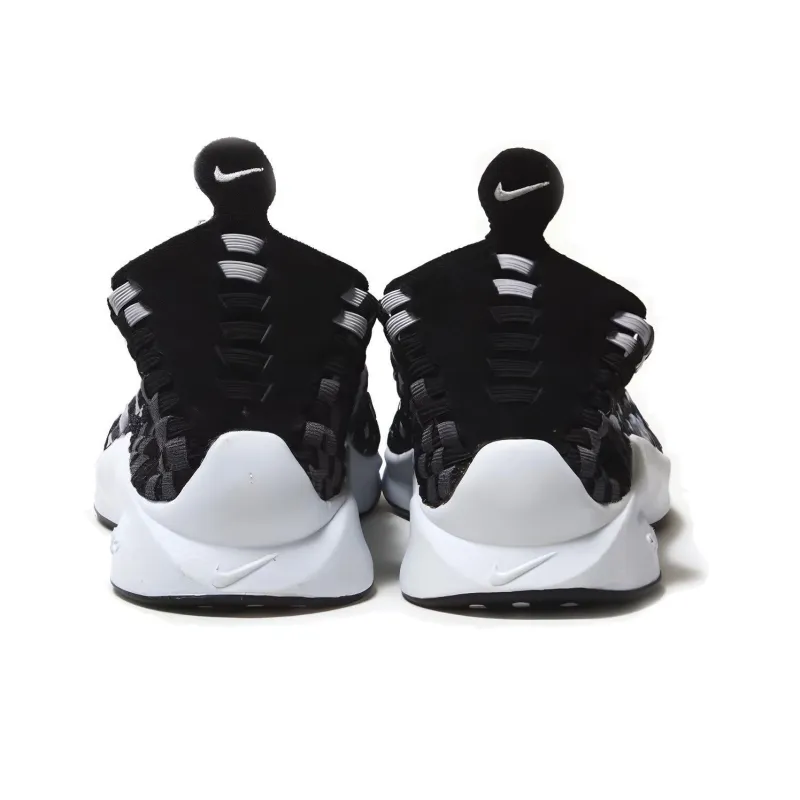 Nike Air Woven Black Retro Knitted White 'Black'-3