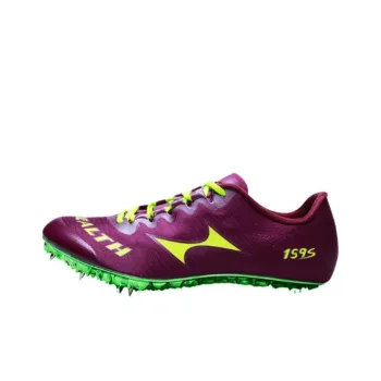 HEALTH Cushioning Wear Resistant Low Top Running Shoes Unisex Purple Green