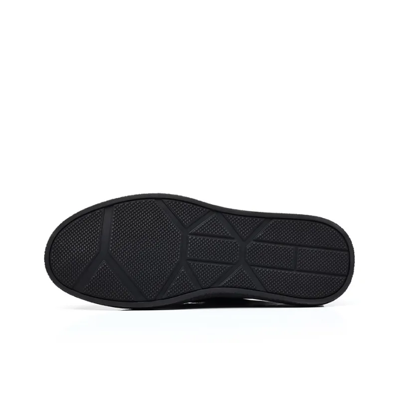YEDANI Dress Shoes Men Low Top Black-7