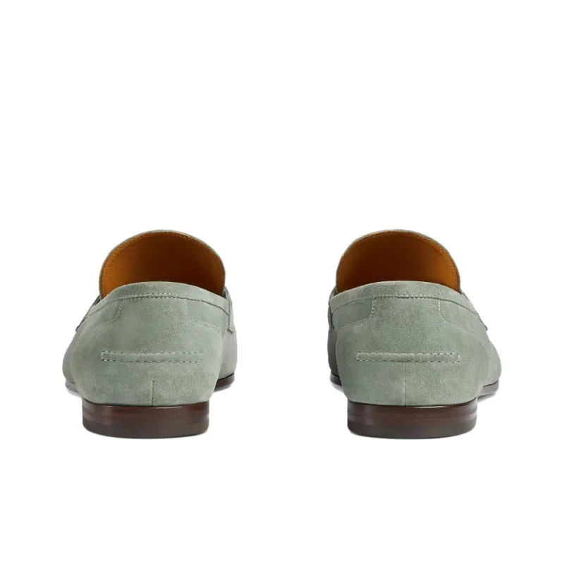 GUCCI Jordaan Loafers Men Green-4