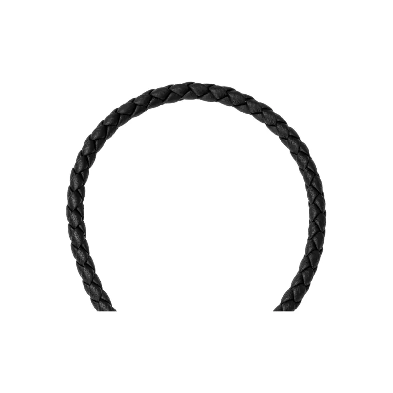 HERMES Metal Detail Wristbands Men's Black-3