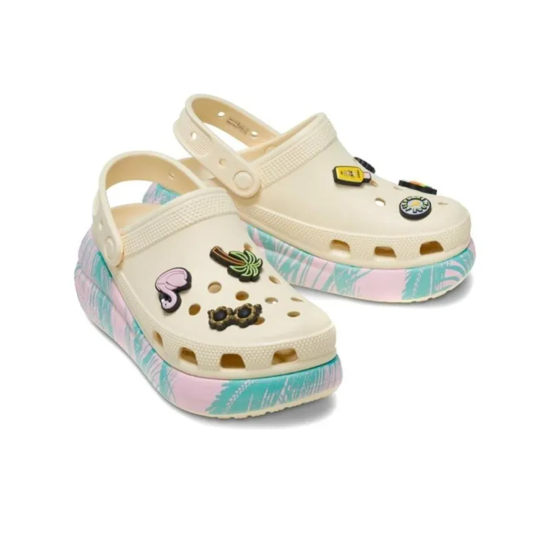 Crocs Classic Crush Spring Break Clogs Unisex Light Yellow-3