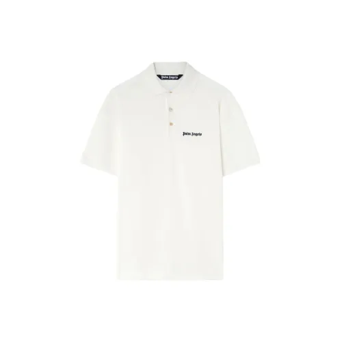 PALM ANGELS Logo-print Cotton Polo Shirt