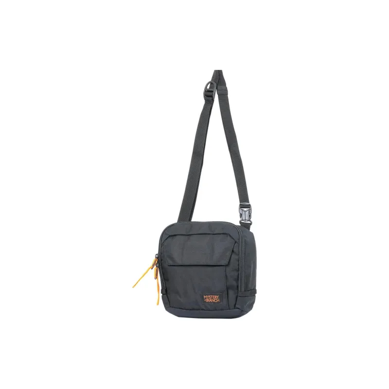 MYSTERY RANCH CORDURA® 420d Re/cor™ Recycled Nylon Fabric Crossbody Bag, Shoulder Bag Regular Unisex Black-1