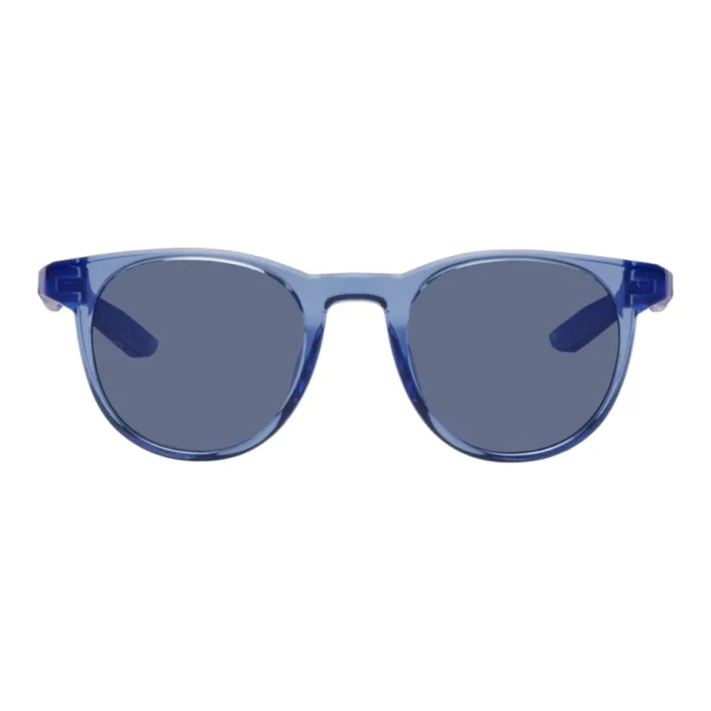Nike Acetate Acetate Plate Round Sunglasses Kids' Blue-0