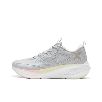 XTEP Running Shoes Women's Low Top Lunar Stone Gray/Light Jasmine
