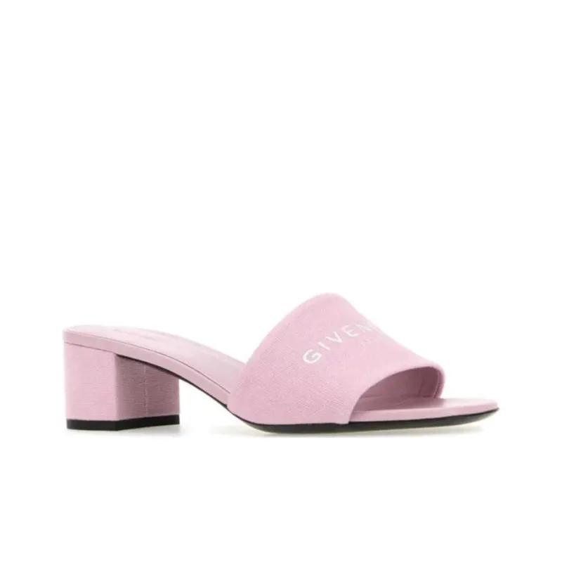 Givenchy Logo print Canvas Mules-2
