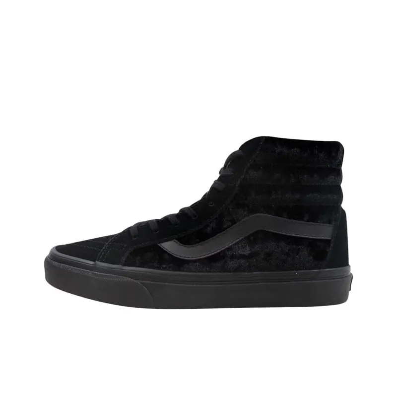 Vans Sk8 Hi Reissie Velvet Black-0