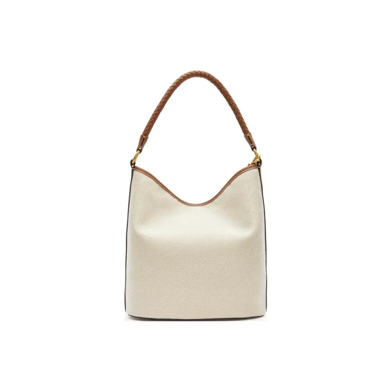 Staccato Cow Leather Bucket Bag, Tote Bag, Crossbody Bag, Shoulder Bag Medium Size Women's Multicolor-2