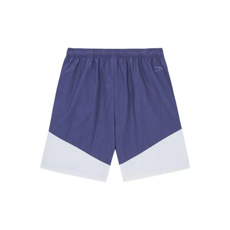 Anta Casual Shorts Men's Deep Navy Blue/Chip Gray-1
