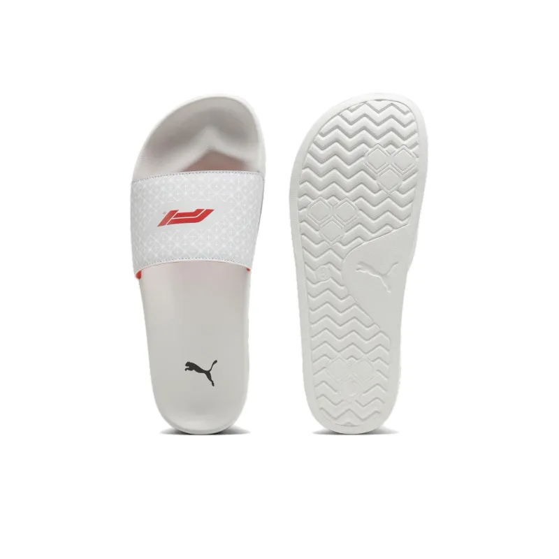 Puma Formula 1 X Leadcat 2.0 Slide 'White Pop Red'-3