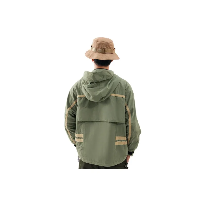 GOLDLION G+ Jackets Coats Men's Khaki Green-1