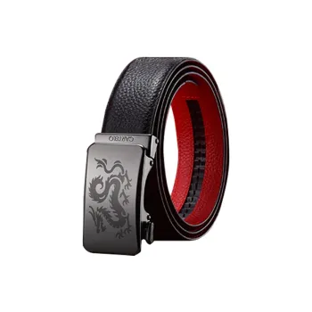 CARTELO Cow Leather Belts Men's Width 3.5CM
