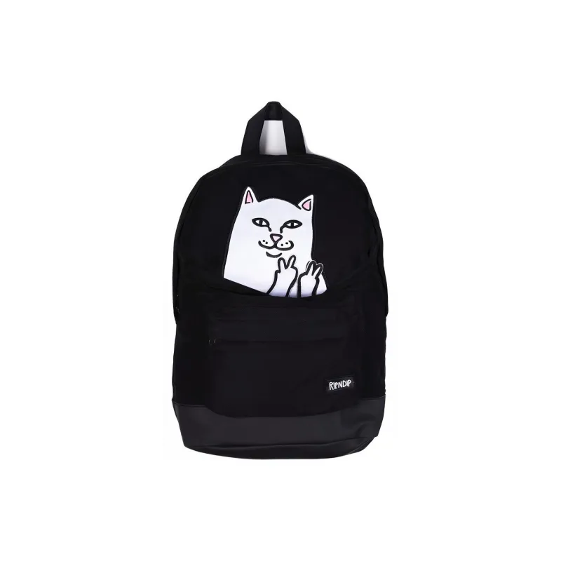 RIPNDIP Nylon Fabric Backpack Regular Unisex Black-1