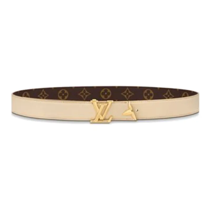LOUIS VUITTON Pretty Lv 30mm Reversible Belt-0